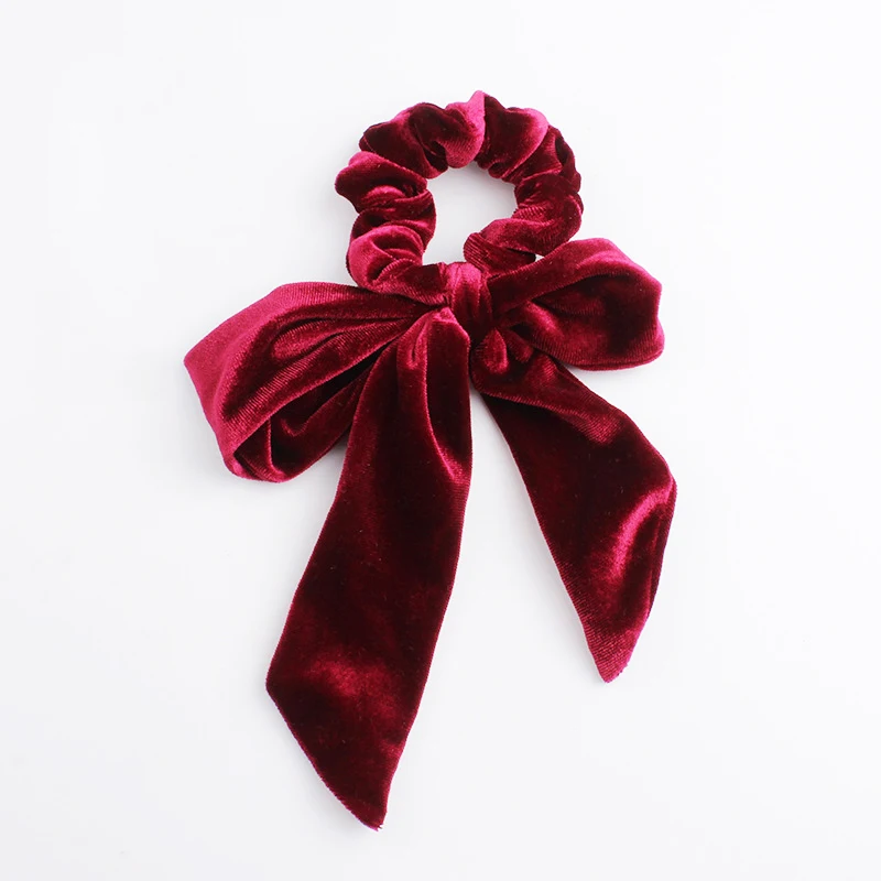 Новый осенне-зимний вельветовый шарф для волос женщин модные леопардовые