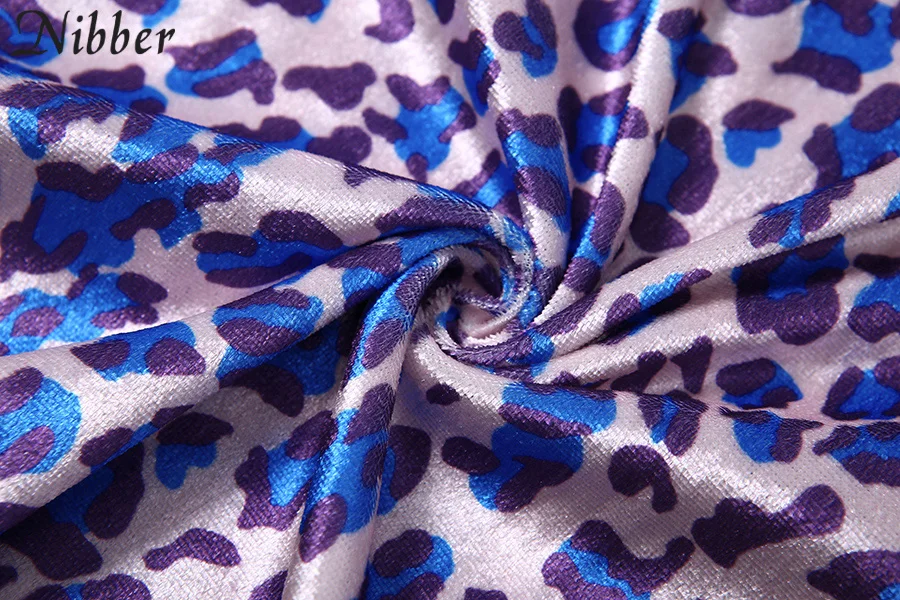 Nibber Harajuku базовое облегающее мини-платье womens2019осеннее популярное леопардовое узкое уличное повседневное вечернее короткое платье mujer