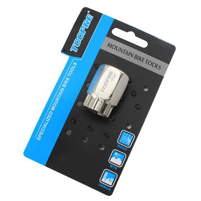 

TOOPRE Bicycle Chain Whip Bicycle Freewheel Remover Tool Set for Road Vehicles Folding Mountain Bike