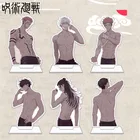 Акриловая подставка для фигурок аниме juютсу Kaisen Itadori Yuji Ryomen Sukuna, настольная декоративная подставка, серия половинчатой длины