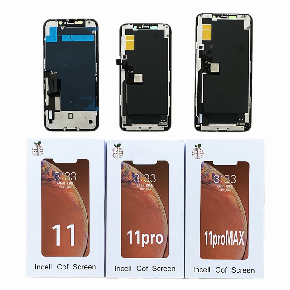 

RJ Incell Pantalla For iPhone X LCD Display XR Touch Screen Digitizer Assembly For iPhone 11 11 Pro MAX LCD Screen Replacement