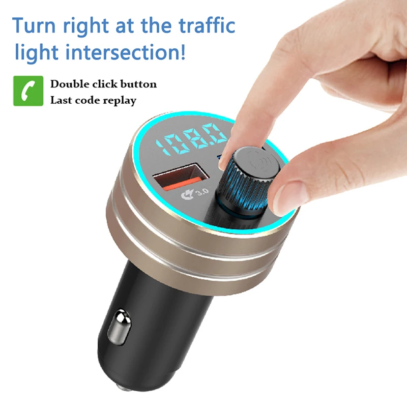 

Car Mp3 Player Bluetooth Fm Transmitter Receiver Dual Usb Multi-function Car Charger Car Charger 2021 New Arrivals
