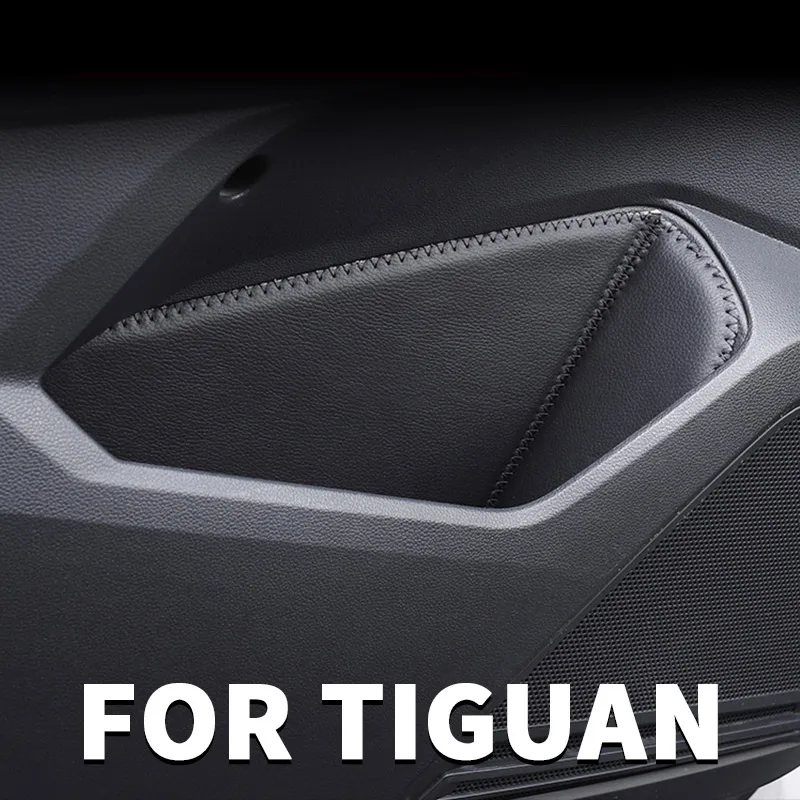 Car door storage slot mat storage compartment sound insulation mat modification For VW Volkswagen Tiguan mk2 2017 2018 2019 2020