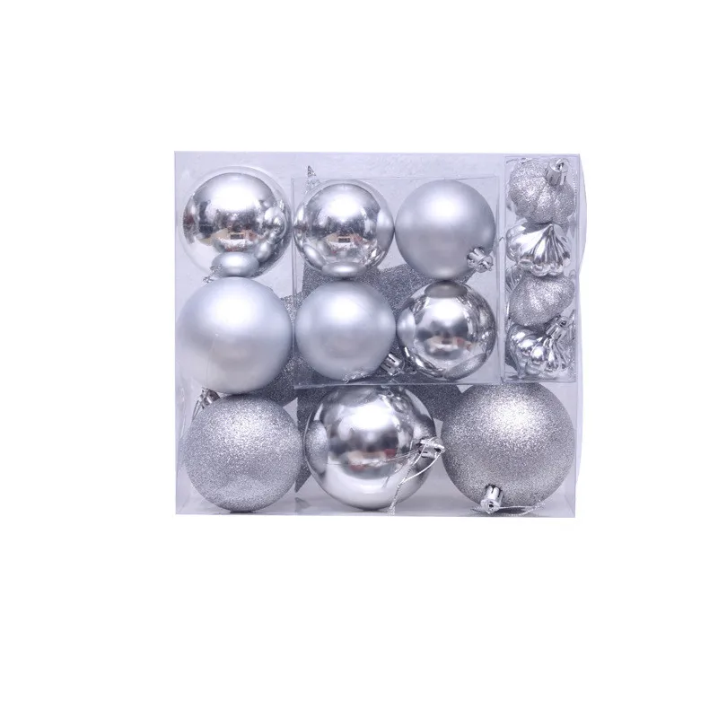 20 шт./лот Топ для рождественской елки блестящие звезды подвесные шары снежинки