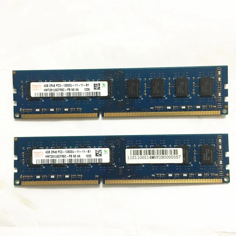Hynix ddr3 ОЗУ 4 Гб 1600 МГц 2RX8 PC3-12800U-11-11-B1 DDR3 настольных компьютеров | Компьютеры и офис