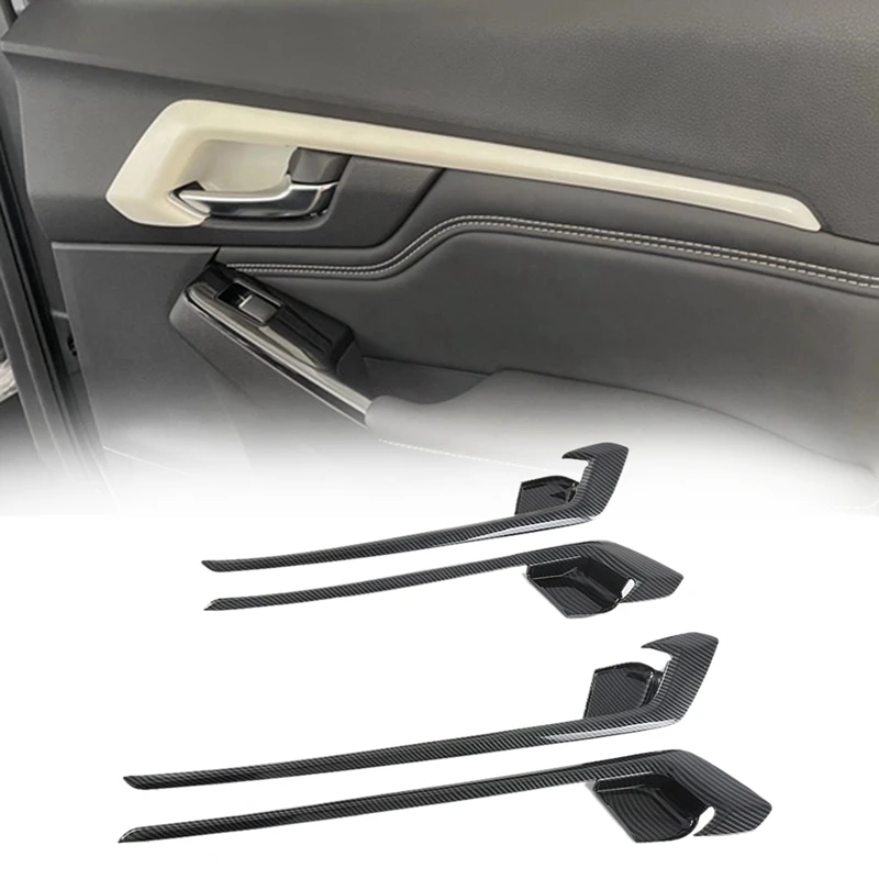 

4Pcs Car Interior Door Handle Bowl Cover Trim Door Decorative Panel Frame for ISUZU D-MAX 2021+