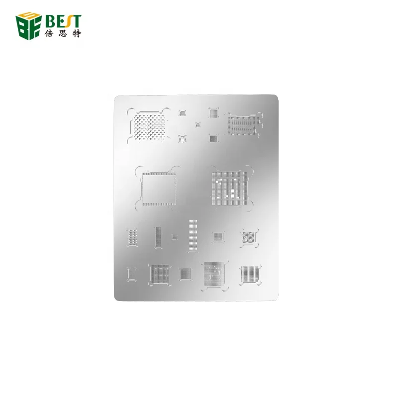 

BEST-A11 Universal BGA IC Chip Stencils Heated Template Reballing Stencil for iphone 8 8P X