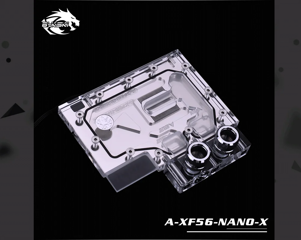Bykski A-XF56-NANO-X, водоблок с полным покрытием видеокарты, система освещения RBW, для всех серий founator Edition AMD VEGA56 Nano