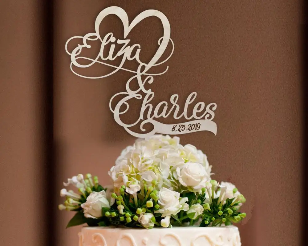 Деревенский Топпер для свадебного торта Свадебный невесты и жениха