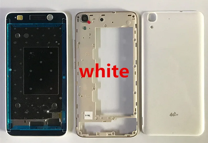 Recambio de carcasa con herramienta para huawei Honor 4A, marco frontal, Marco medio, cubierta trasera, SCL-TL00, 10 Uds.-1
