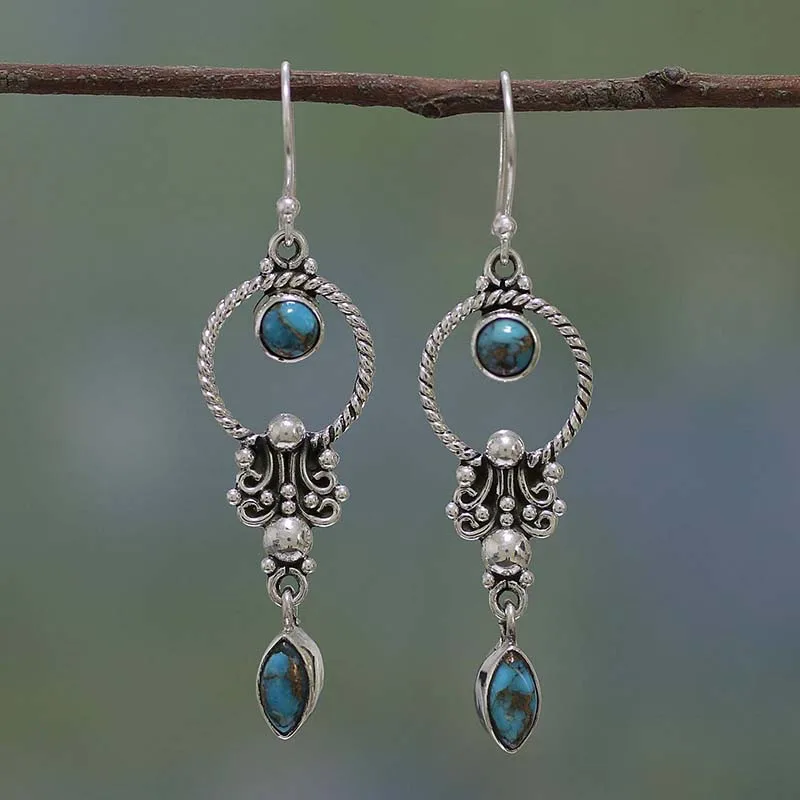 

Unique Style fashion women earrings vintage dangle earrings Bohemia Indian Jewelry aretes