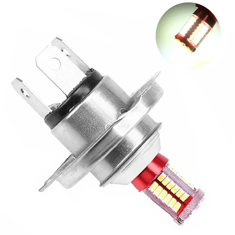 1Pc H1 H3 H4 H7 H11 9006 4014 57 SMD 6000K Car Projector Fog Driving Light Bulb White Source Auto Led Bulbs DC 12V | Автомобили и