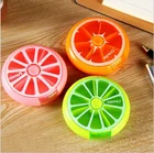 Вращающаяся на неделю коробка для таблеток Чехол для таблеток разделитель для таблеток органайзер для таблеток коробка для лекарств резак контейнер для таблеток на 7 дней