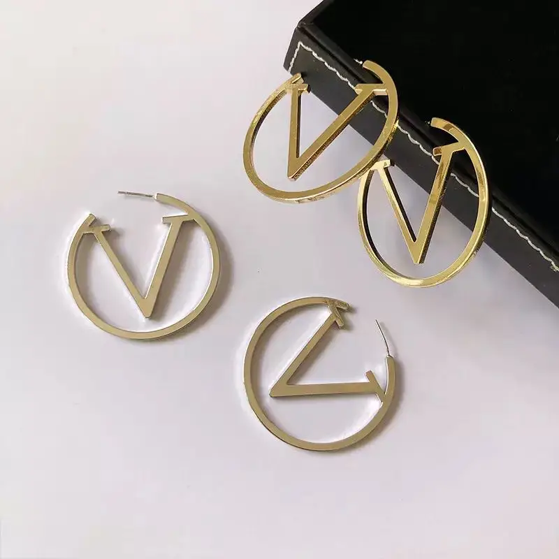 

Exaggerate Big Smooth Circle Hoop Earrings Brincos Simple Party Round Loop Earrings for Women Jewelry