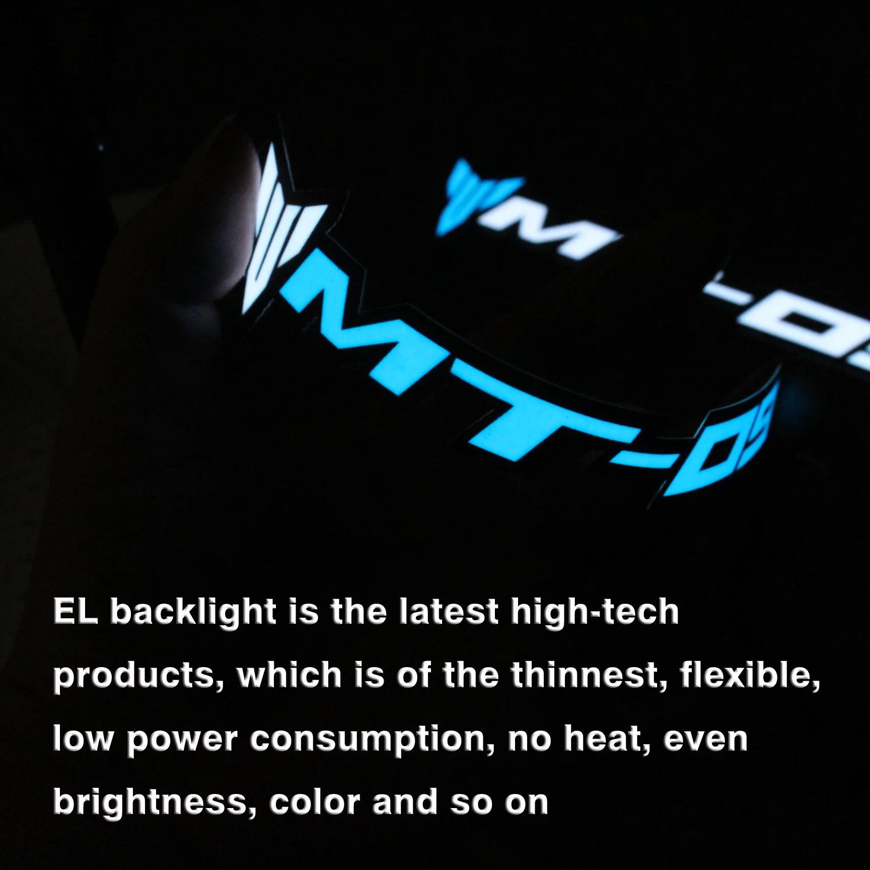 Светодиодный фонарь для мотоцикла DIY светоотражающий холодный свет наклейка