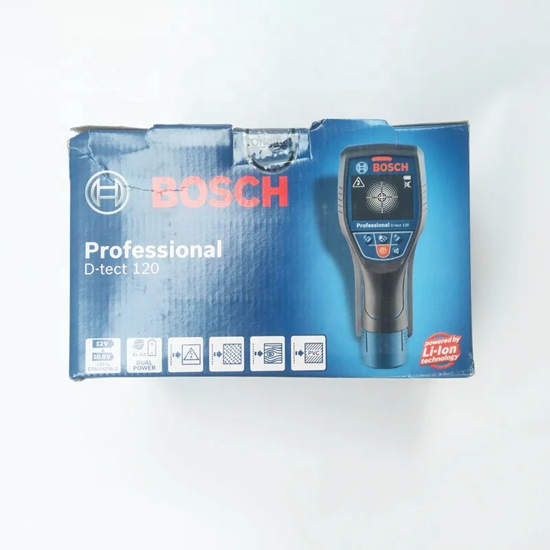 

Professional D-TECT 120 Digital Wall Floor Scanner Panel Detector Stud Finder Metal, Wood , Water Pipe Electric Cable Wire