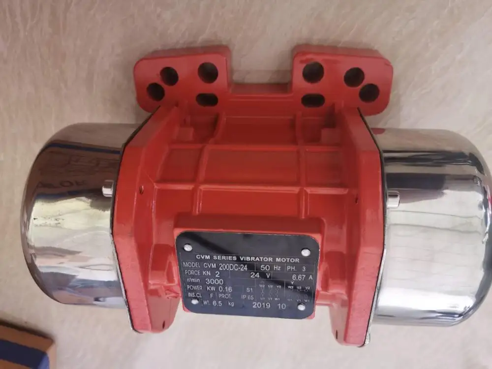 Вибромотор Zoomlion MVEDCB300 Вибрационный двигатель 12 В 36V0.16KW3600rpm 3KN для сортировочного