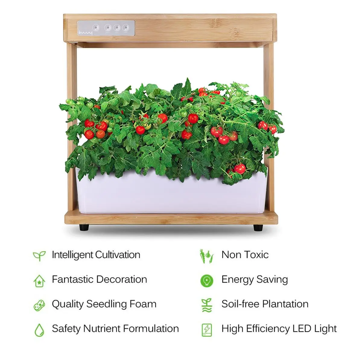 Nursery Flower Planting Box Intelligent Hydroponic Planter Soilless Cultivation Equipment Automatic Water Absorbing Flower Pot