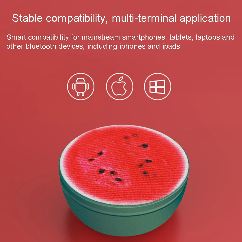 Портативный Bluetooth динамик в форме фруктов уличный сабвуфер спортивный бас s 4 2