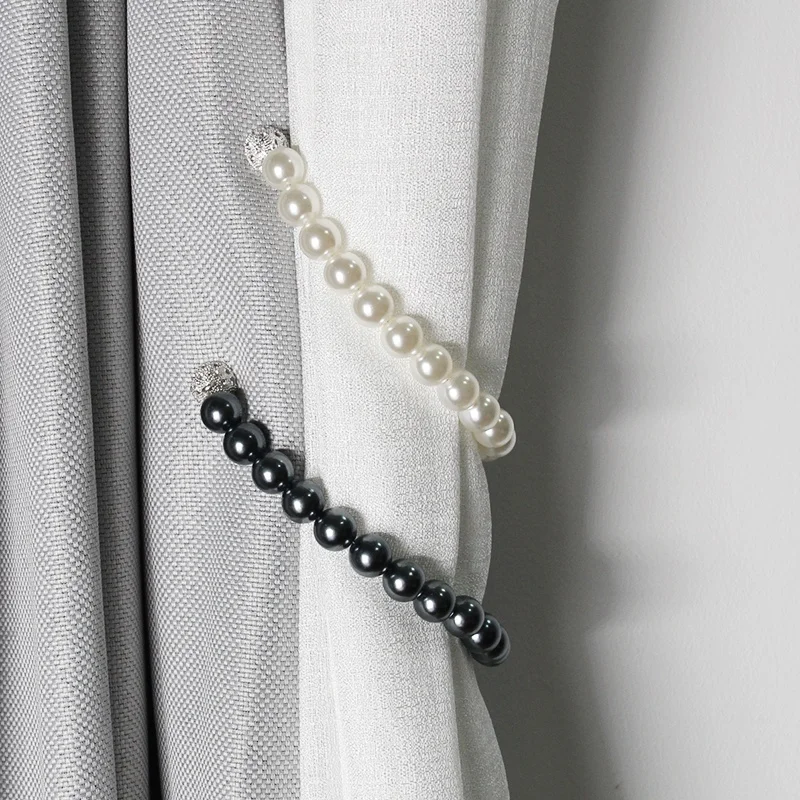 1 шт. жемчужные бусины для штор элегантные Завязки окон простые магнитные | Дом и