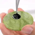 1 шт. клей для наращивания ресниц, Кристальный нефритовый фотоклей для ресниц, клей-поддон, подставка, Круглый Нефритовый камень для поддельных ресниц