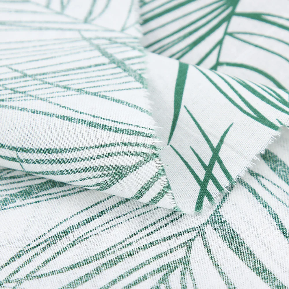

Flower Print Fabric 50x140cm Plant Pattern Cotton Fabric DIY Sewing Material for Dress