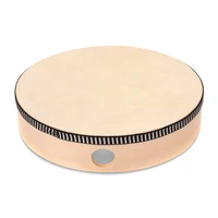 46810 inch wooden hand drum kid percussion toy wood frame drum for children music game convenient portable musical instrument