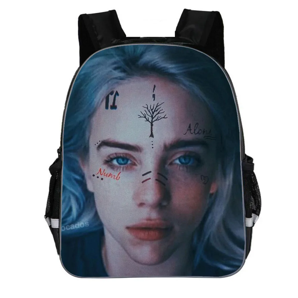BILLIE EILISH детей школьного рюкзака ПРЕКРАСНАЯ школьная сумка для мальчиков и