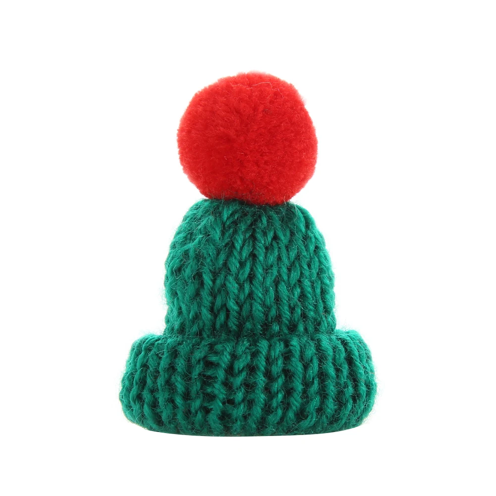 Милая разноцветная шерстяная вязаная брошь шляпа с помпонами из мультфильма