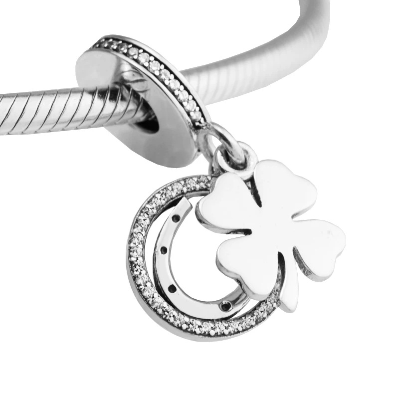 Бусины QANDOCCI на удачу подходят для оригинальных браслетов из стерлингового