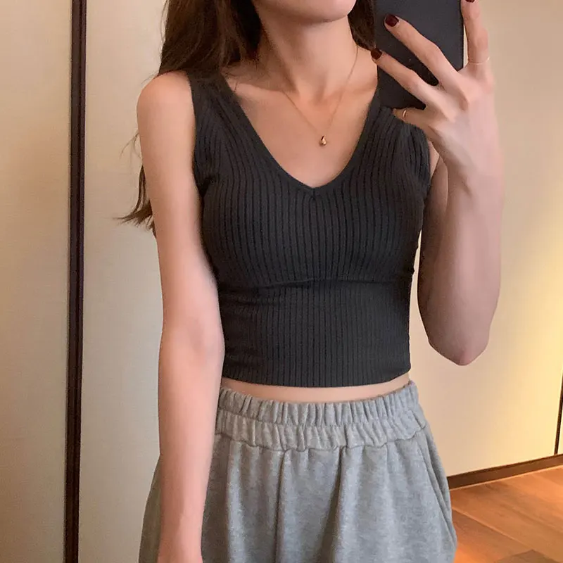 Женская трикотажная кофта без рукавов 6 цветов сезон весна-лето 2022 |