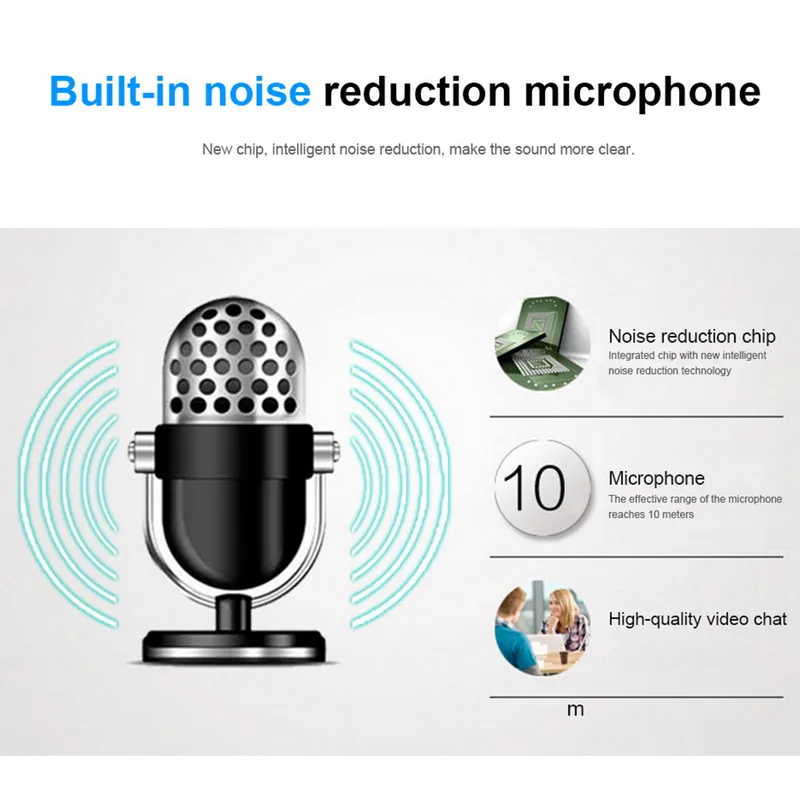 Черная камера с разрешением 480P шесть ламп Microsoft подключена к видео HD веб