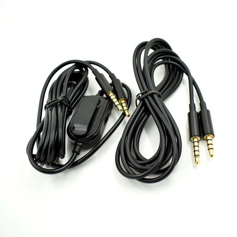 

2M Black Gaming Headset Splitter Durable Extension Audio Cable For Astro A10 A40 A30 A50