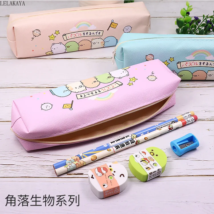 Милый пенал Sumikko Gurashi для школы Большой Вместительный чехол карандашей