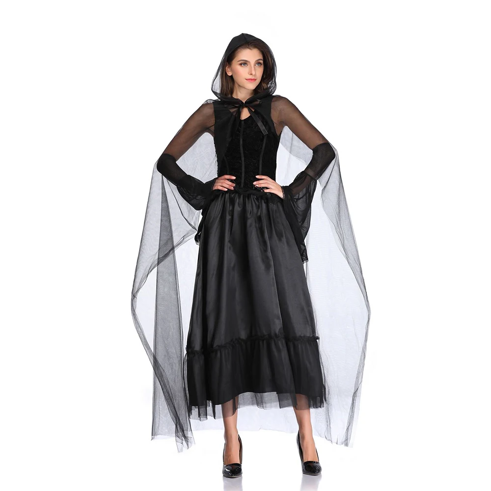 Страшные костюмы для женщин костюм вампира на Хеллоуин Призрак Одежда невесты