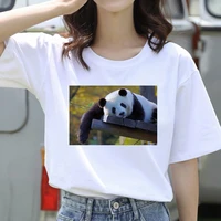cute panda t shirt new fashion short sleeves casual tshirt women t unisex women summer tops tees female ladies clothing