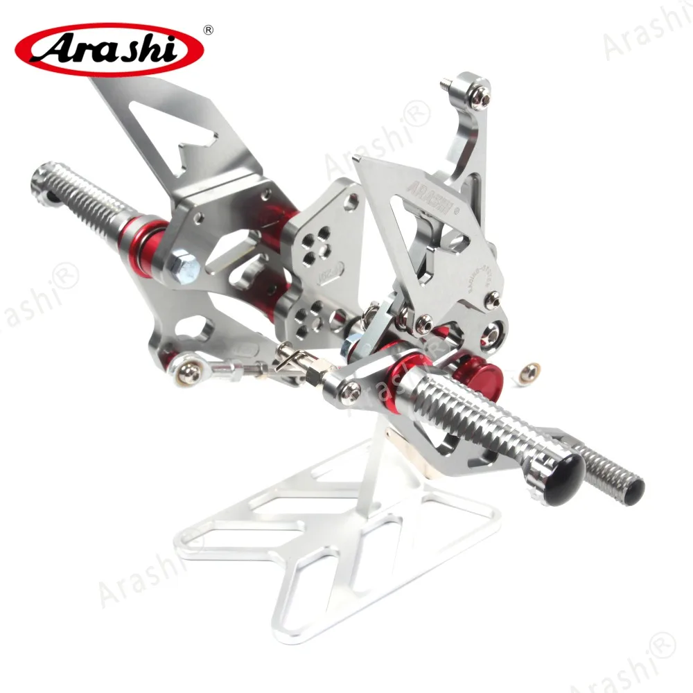Arashi мотоциклетные подножки для SUZUKI HAYABUSA GSXR1300 2008- CNC Регулируемые подножки GSX-R GSXR 1300 GSX1300R 2012 2013