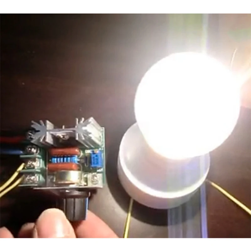 220V 2000W тиристорный мотор Скорость контроллер диммеры затемнения с Температура