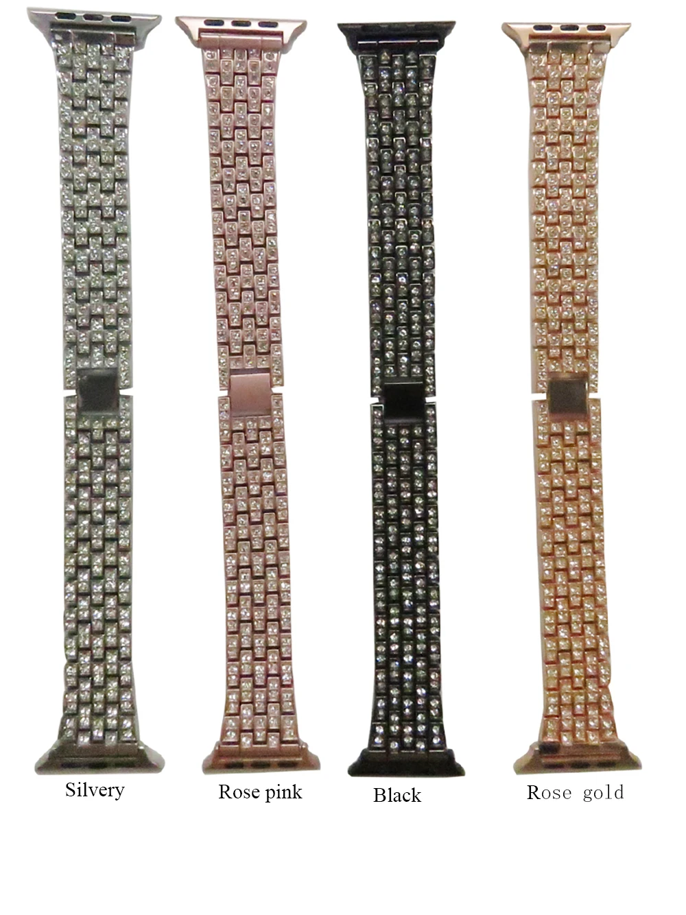 

Apple Full Diamond Watchband 40mm 44mm 38mm 42mm IwatchSe / 6 / 5 / 4 / 3 / 2 / 1 / Diamond Bracelet Stainless Steel Apple Strap
