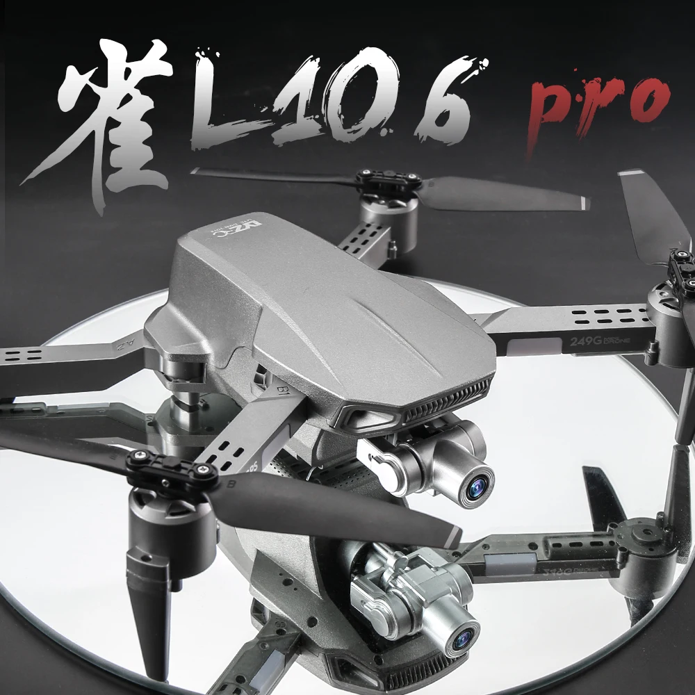 

new L106PRO GPS Drone 4K Professional HD Camera Aerial Photography Foldable Quadcopter Two-Axis Anti-Shake Gimbal 1200m rc plane