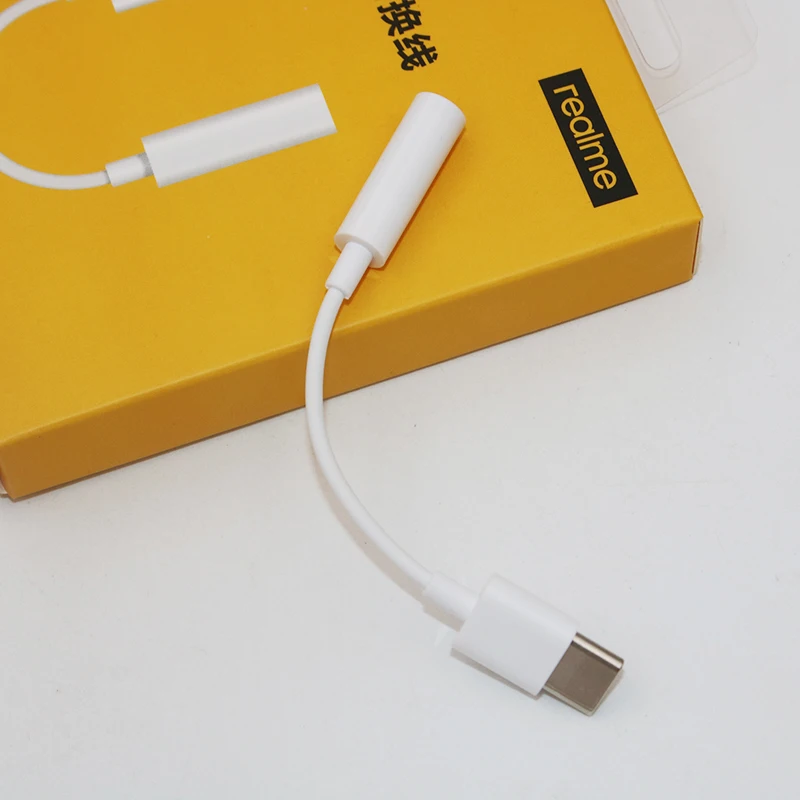 Оригинальный Realme 3 5 мм до Тип C аудио кабель для разъема наушников чтобы USB адаптер