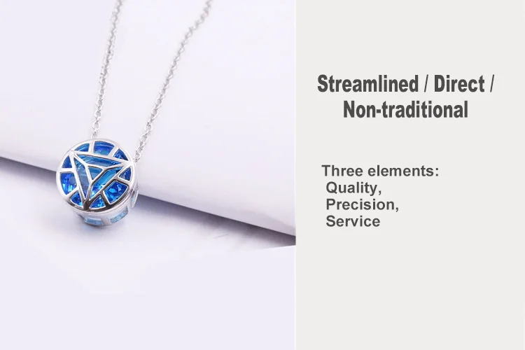 Ожерелье с подвеской Arc Reactor, Круглая Подвеска из серебра 925 пробы, ожерелье s, ювелирные изделия для мужчин и женщин, бижутерия для косплея, рождественский подарок