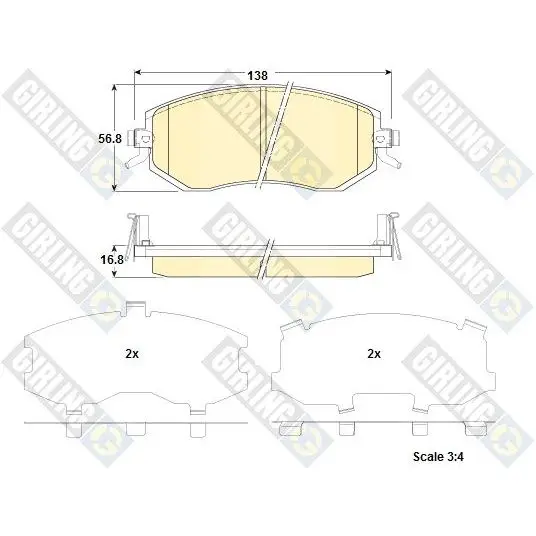 Колодки тормозные SUBARU FORESTER 08-/IMPREZA 08-/XV 12- передни | Автомобили и мотоциклы