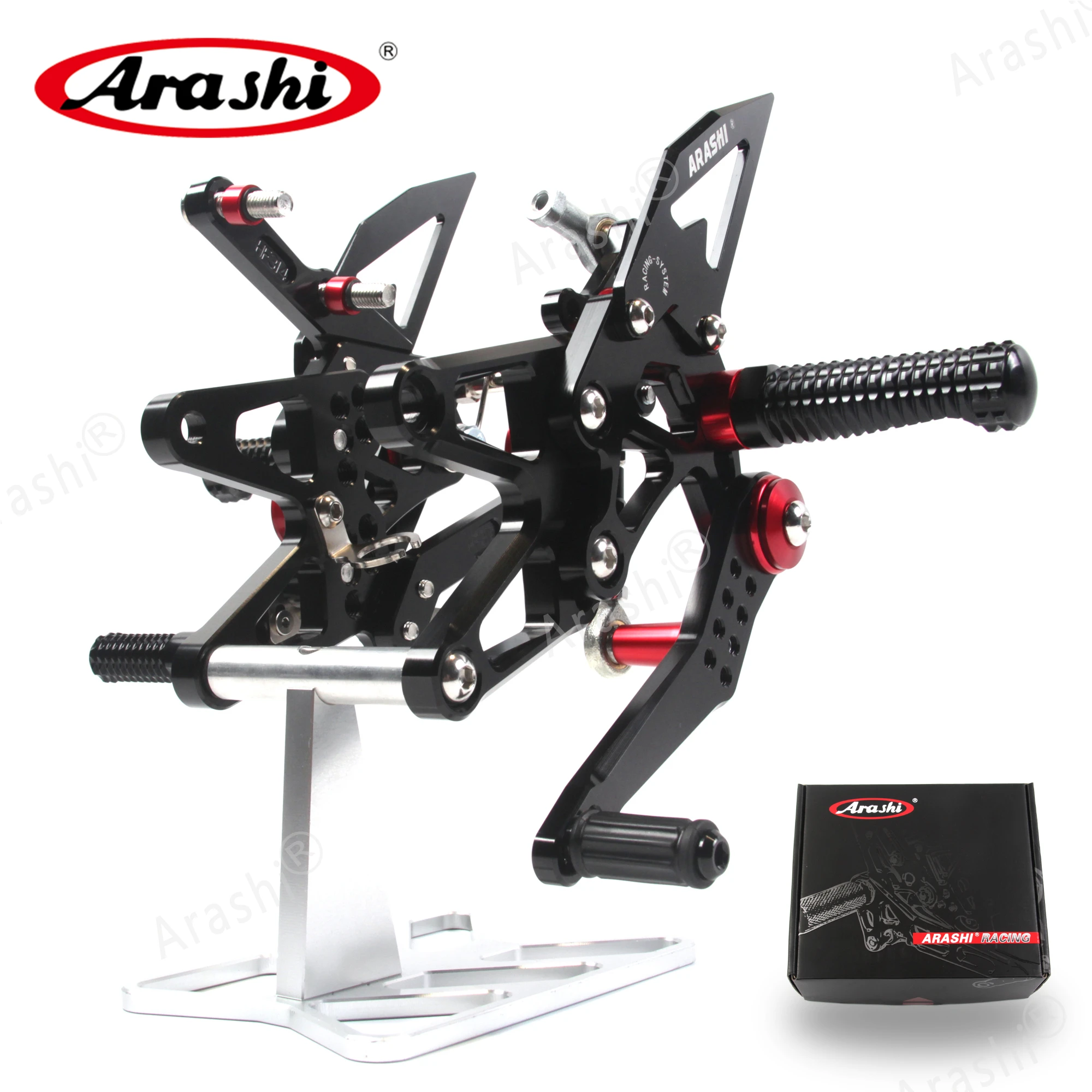 

Arashi 1 Set For TRIUMPH DAYTONA 675 675R 2013 2014 2015 2016 2017 2018 CNC Adjustable Footrests Foot Pegs Rider Rearset