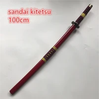 anime cosplay 3rd generation kitetsu 11 roronoa zoro sword weapon katana espada wood ninja knife samurai sword prop toys 100cm