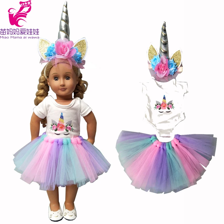 

18 Inch Doll Dress for 45cm New Born Baby Doll Dress Doll Clothes for 38cm Born Baby Doll Jacket Toys Wear