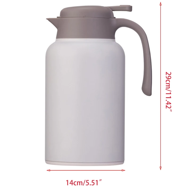 

Двухслойный чайник для горячей воды из нержавеющей стали 316 с вакуумной изоляцией и S-образной ручкой