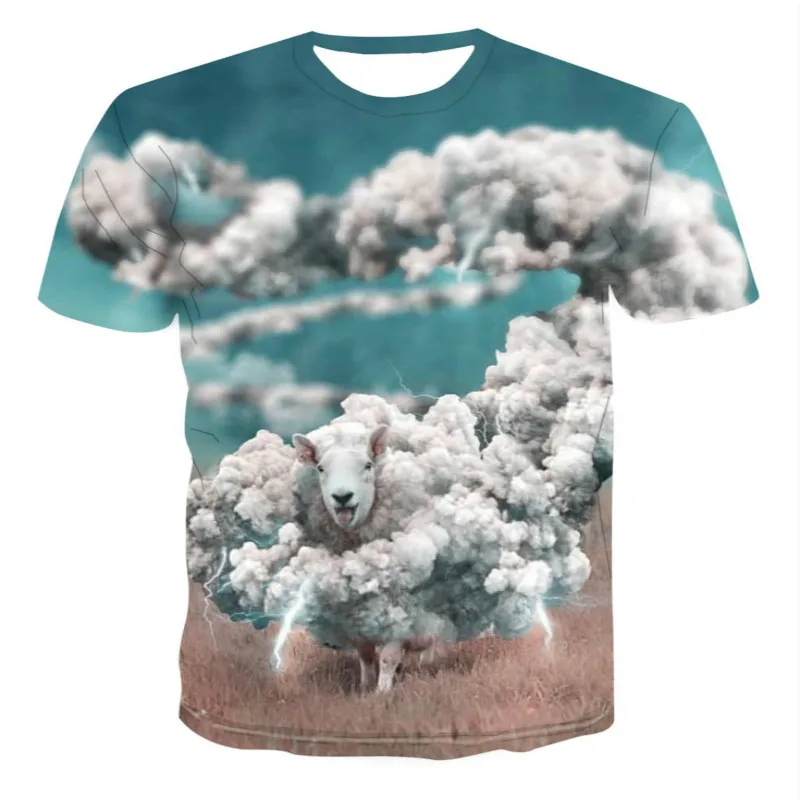 2020 Новая мода горячая Распродажа 3D печать летняя индивидуальная футболка