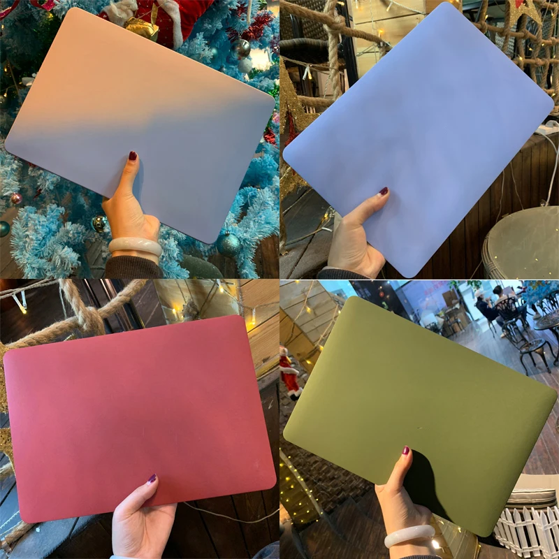Новый цветной жесткий чехол для MacBook Air Pro 13 15 4 16 дюймов Сенсорная панель Macbook Retina