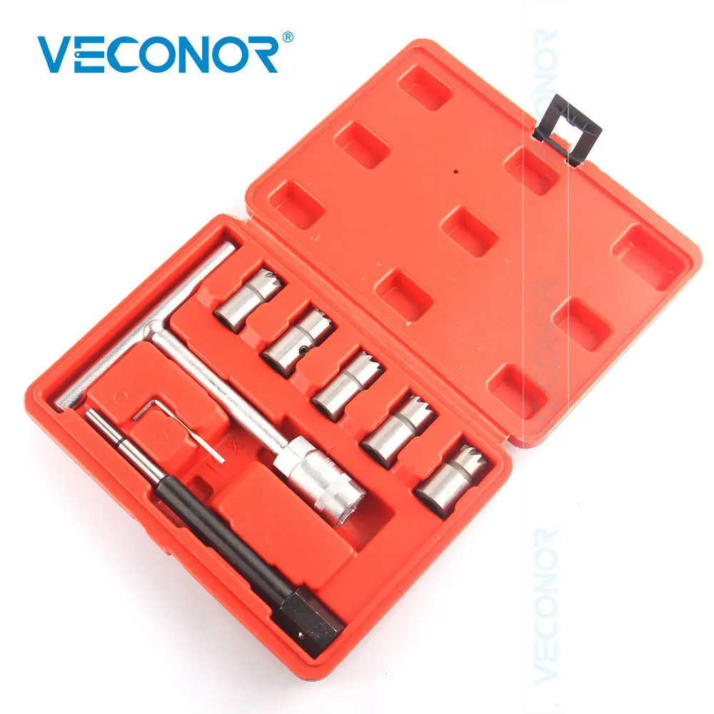 7 шт. дизель инжектор сиденья Cutter Set|diesel injector cleaner|set cutterset tools |